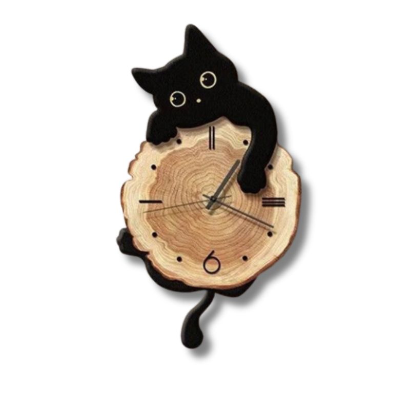 Horloge Murale Décorative | Chat