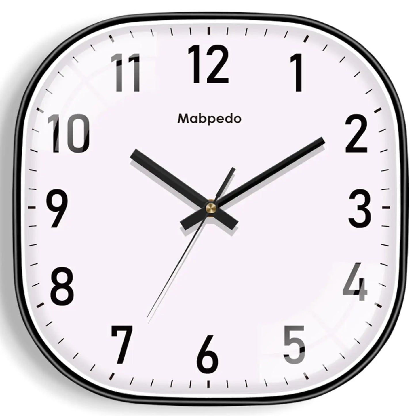 Horloge Murale Carrée | Noir