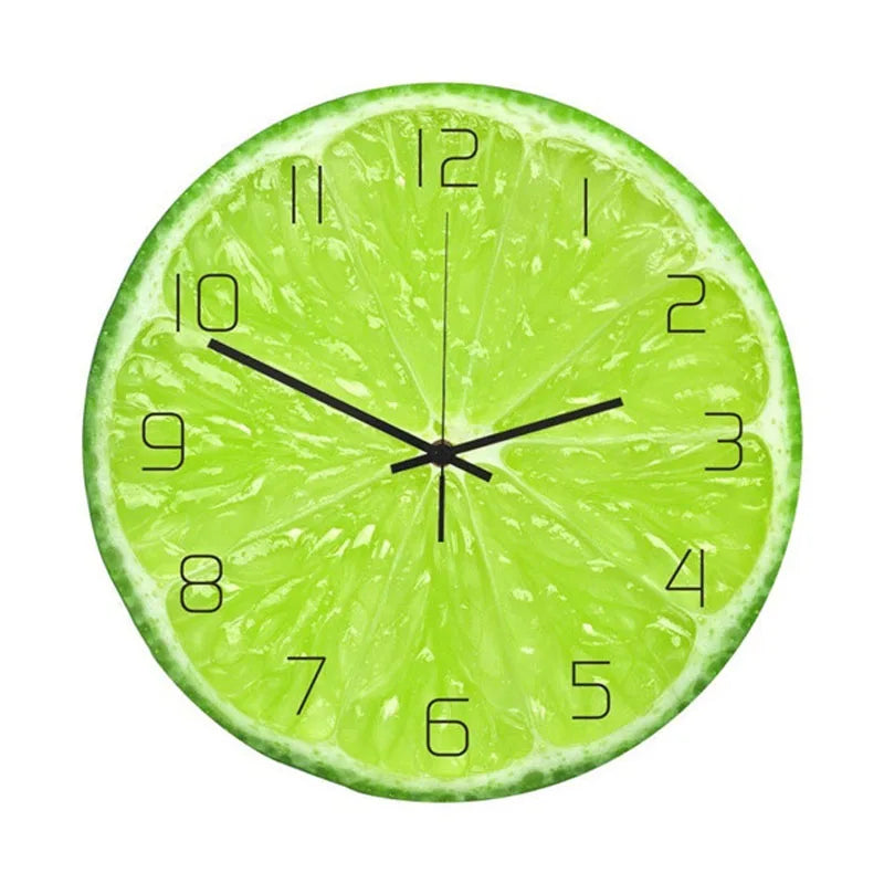Horloge Murale Originale | Citron Vert