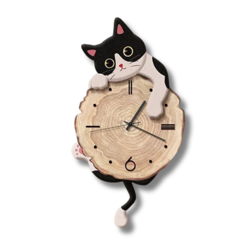 Horloge Murale Décorative | Chat