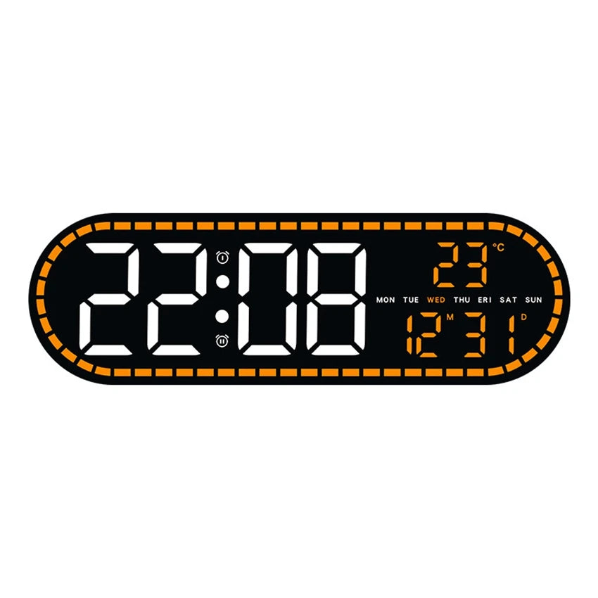 Horloge Numérique LED | Grand Affichage Digital