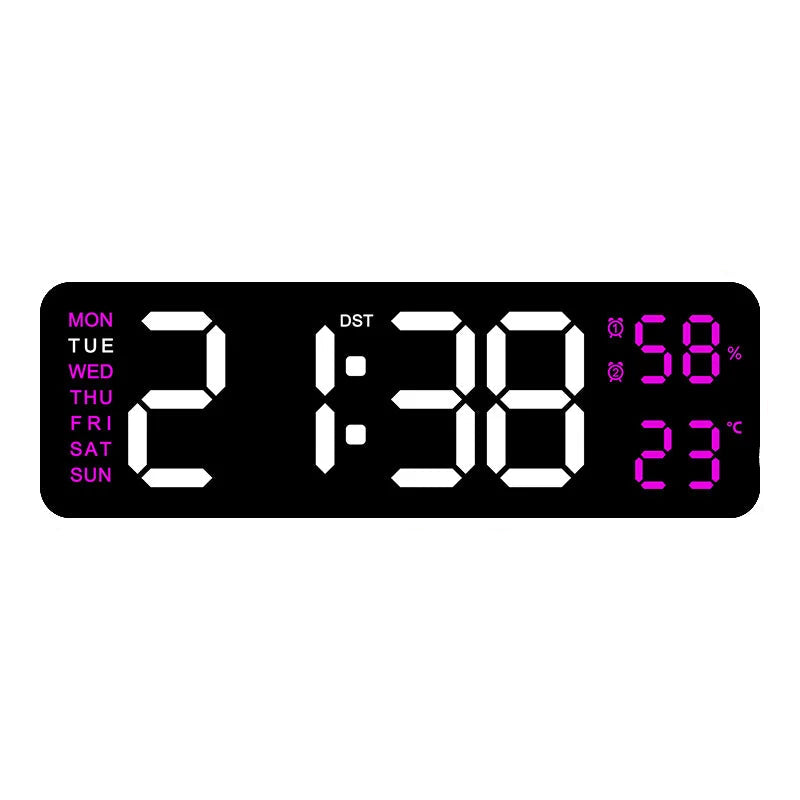 Horloge Numérique LED | Miroir