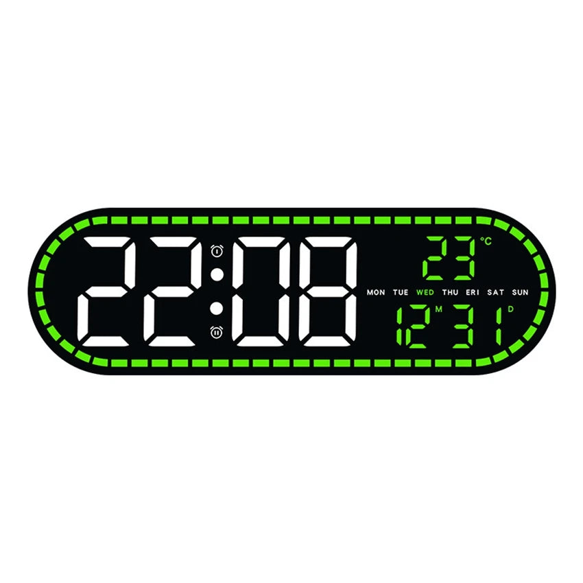 Horloge Numérique LED | Grand Affichage Digital