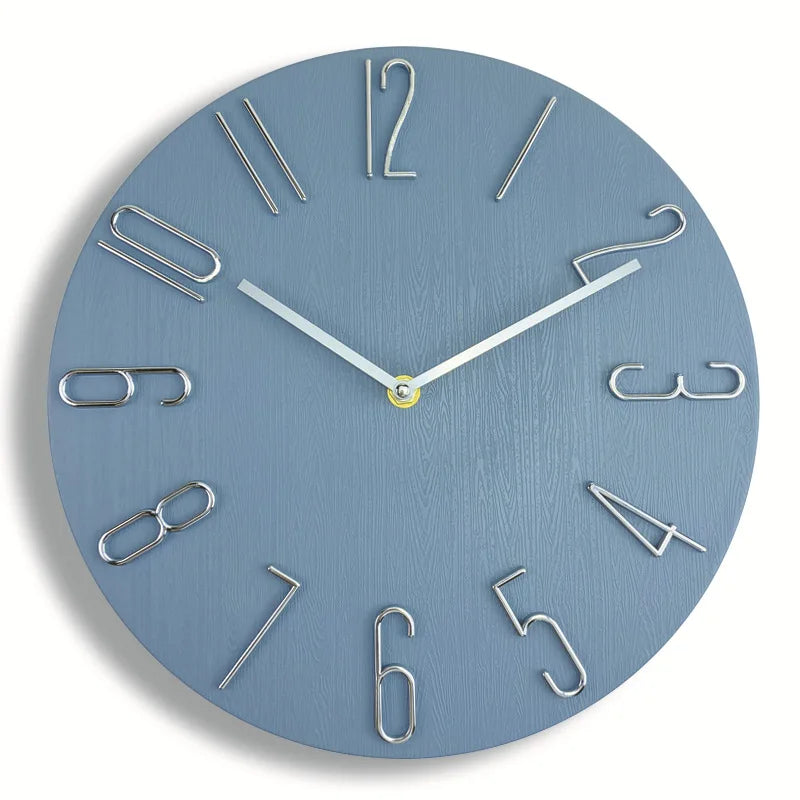 Horloge Murale Bleu