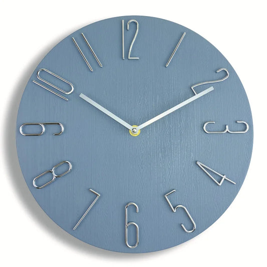 Horloge Murale Bleu
