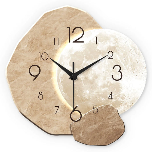 Horloge Murale Design | Artistique Lune