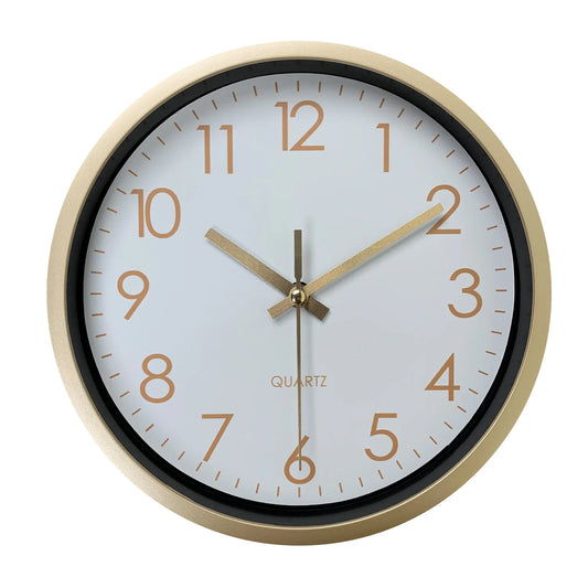 Horloge Murale Dorée | Minimaliste