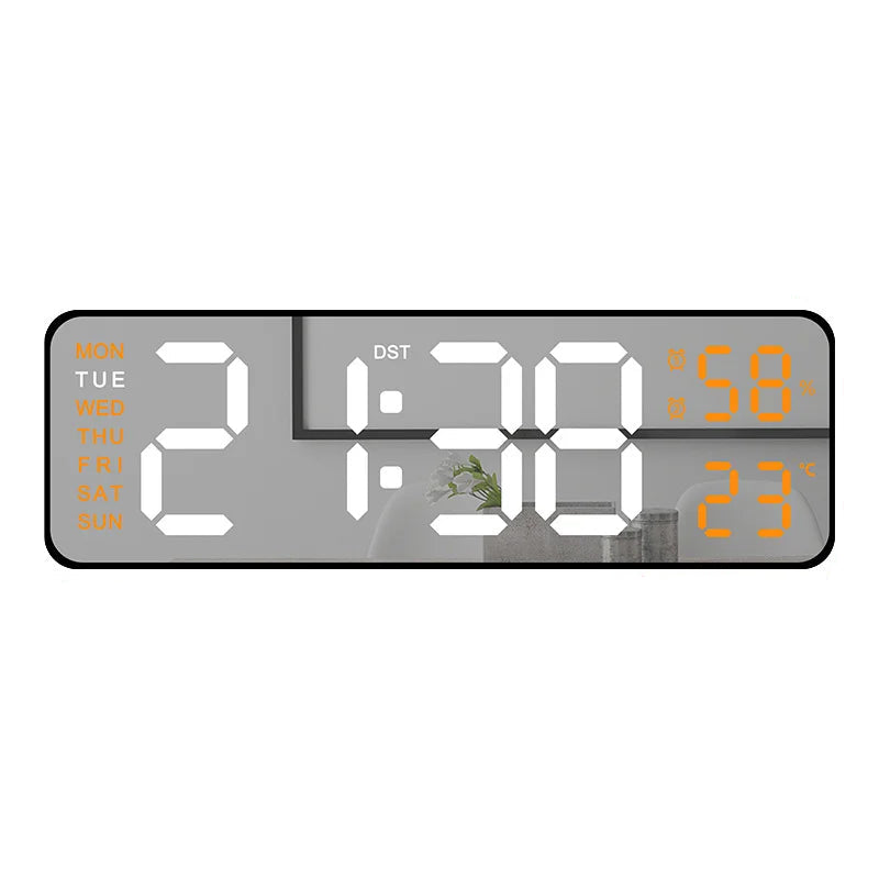 Horloge Numérique LED | Miroir
