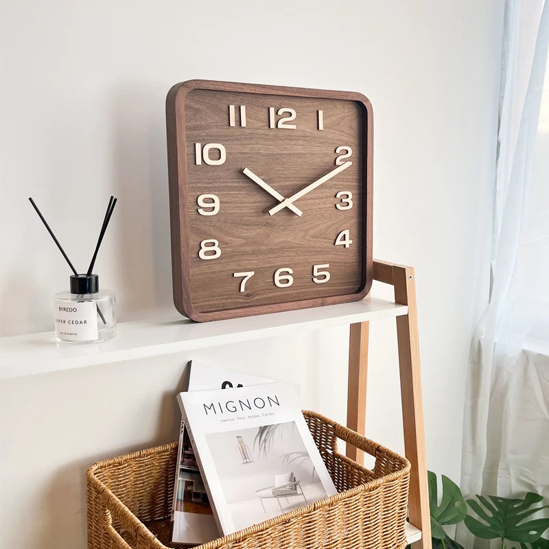 Horloge Murale Bois | Bois scandinave