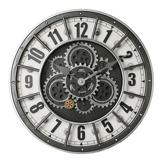 Horloge Murale Industrielle | Engrenages