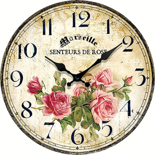 Horloge Murale Décorative | Roses