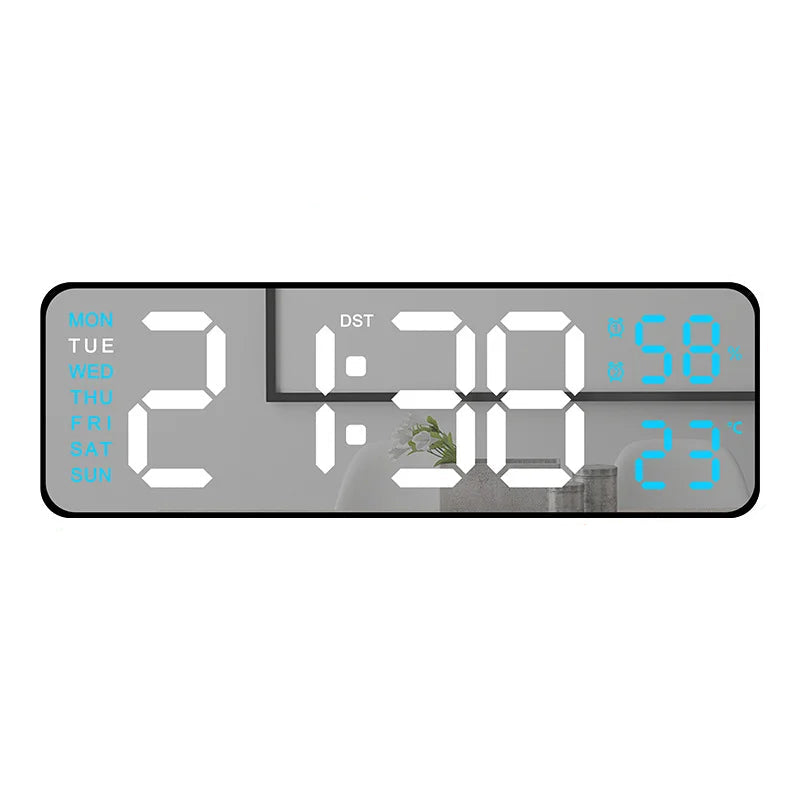 Horloge Numérique LED | Miroir