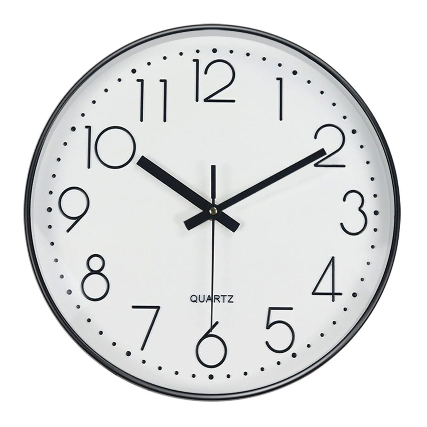 Horloge Murale Moderne | Noir & Blanc