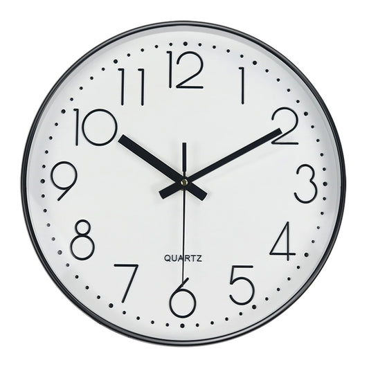 Horloge Murale Moderne | Noir & Blanc