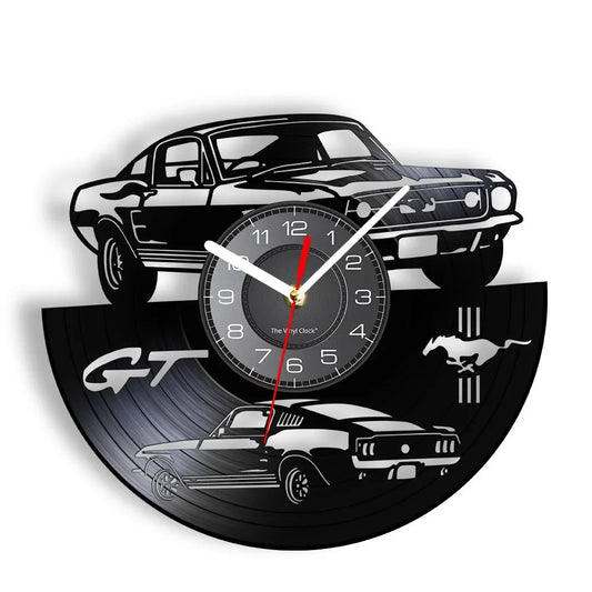 Horloge Voiture | Vinyle Mustang