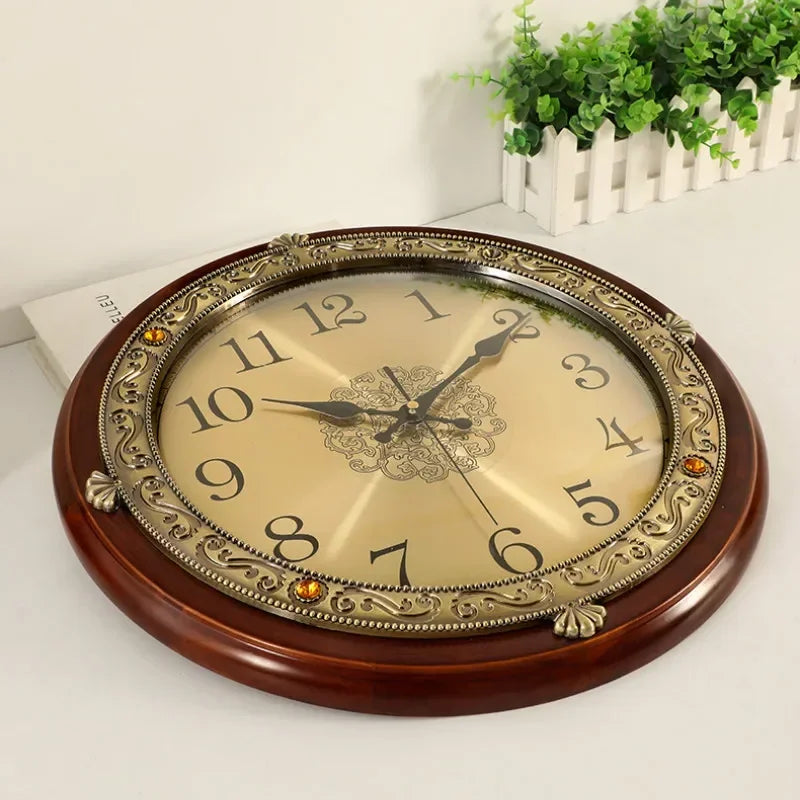 Horloge Murale Vintage | Dorée