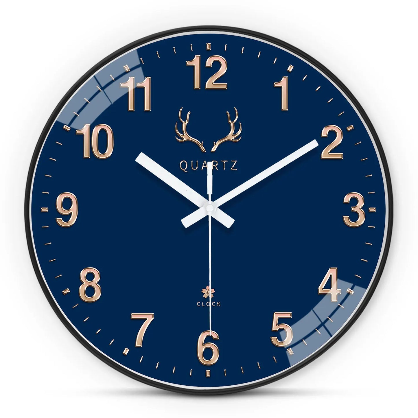 Horloge Murale Bleu | Nuit & Doré