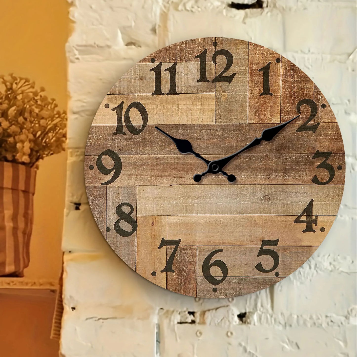 Horloge Murale Bois | Rustique