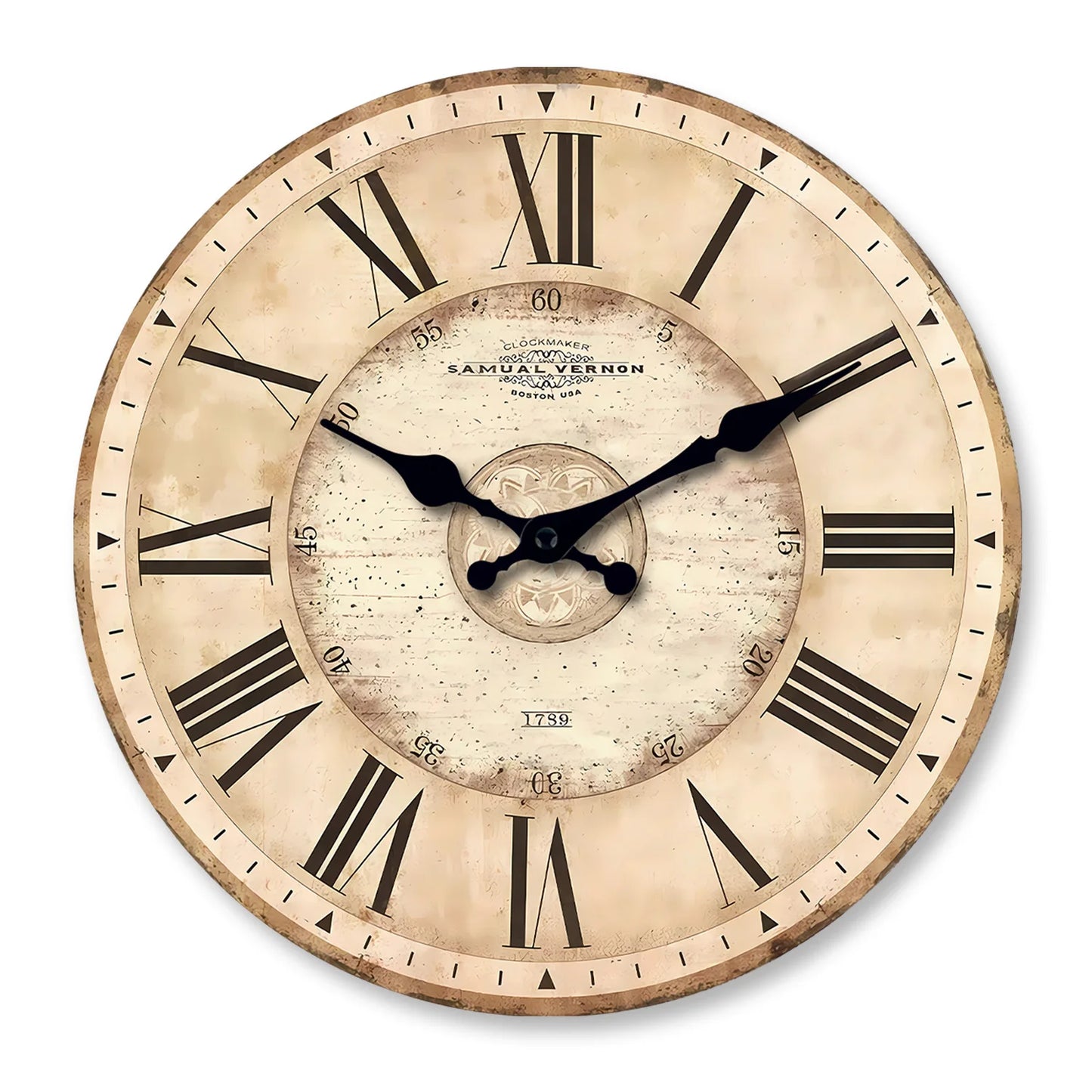 Horloge Murale Salon | Chiffres Romains