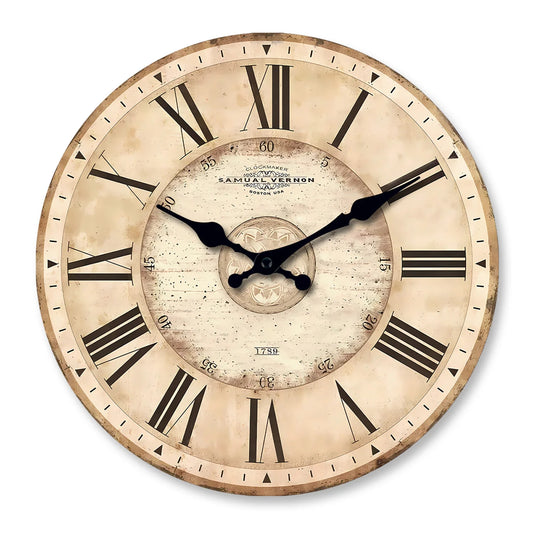 Horloge Murale Salon | Chiffres Romains