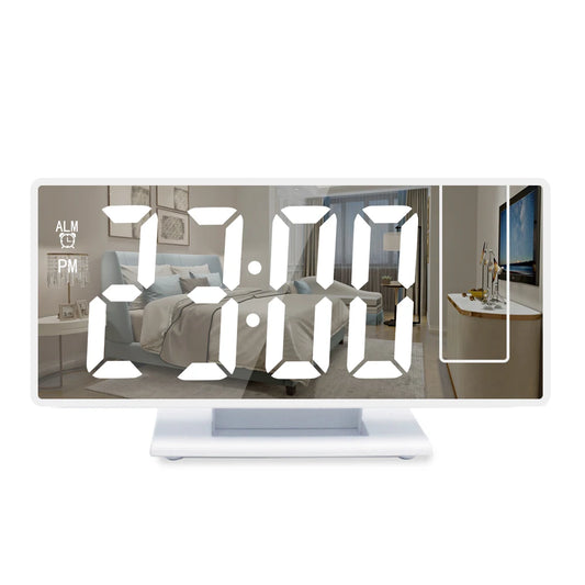 Horloge Numérique chambre | Réveil LED Projecteur