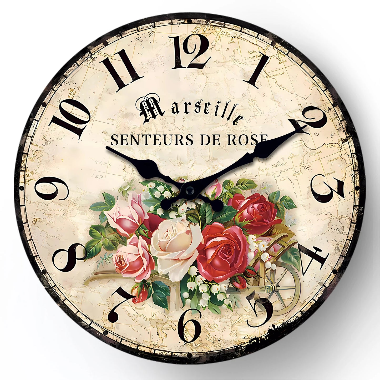 Horloge Murale Décorative | Fleuris