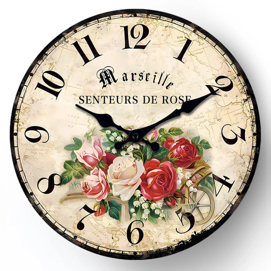 Horloge Murale Décorative | Fleuris