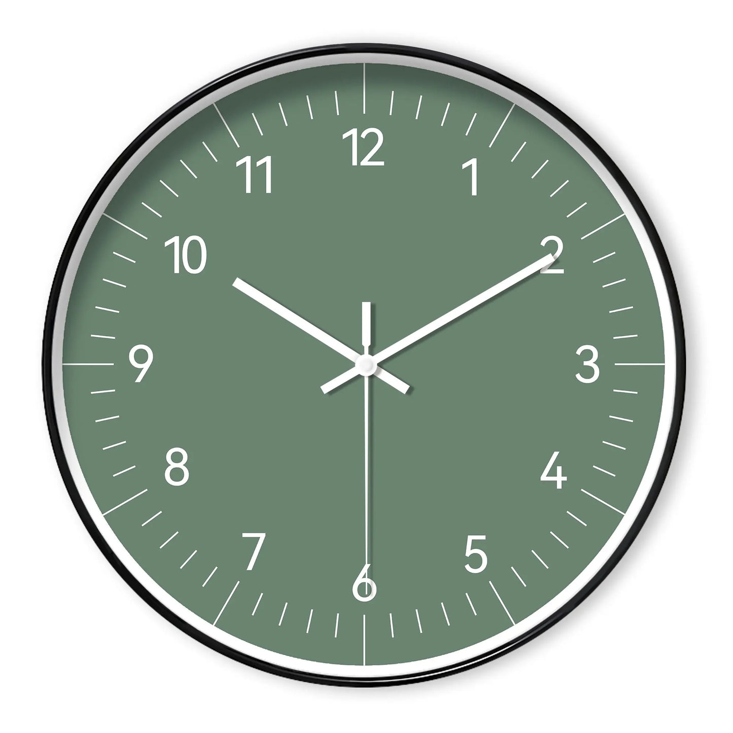 Horloge Murale Verte | Sauge