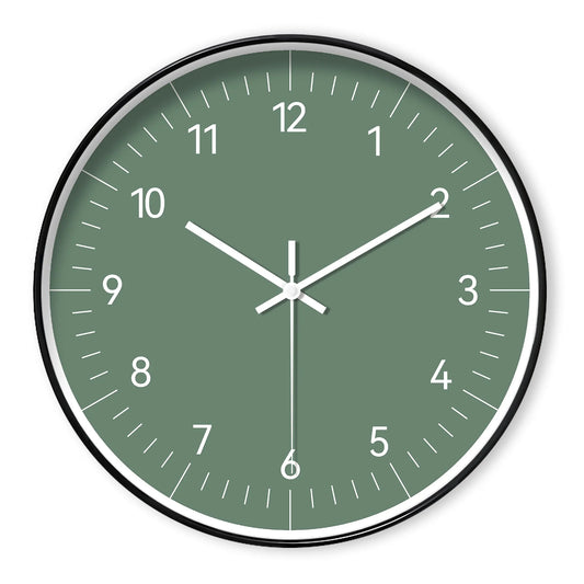 Horloge Murale Verte | Sauge