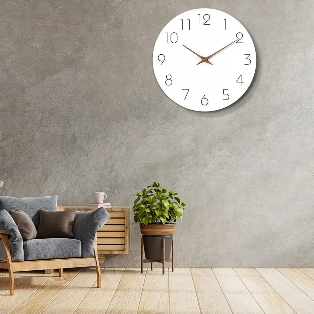 Horloge Murale Scandinave | Blanche