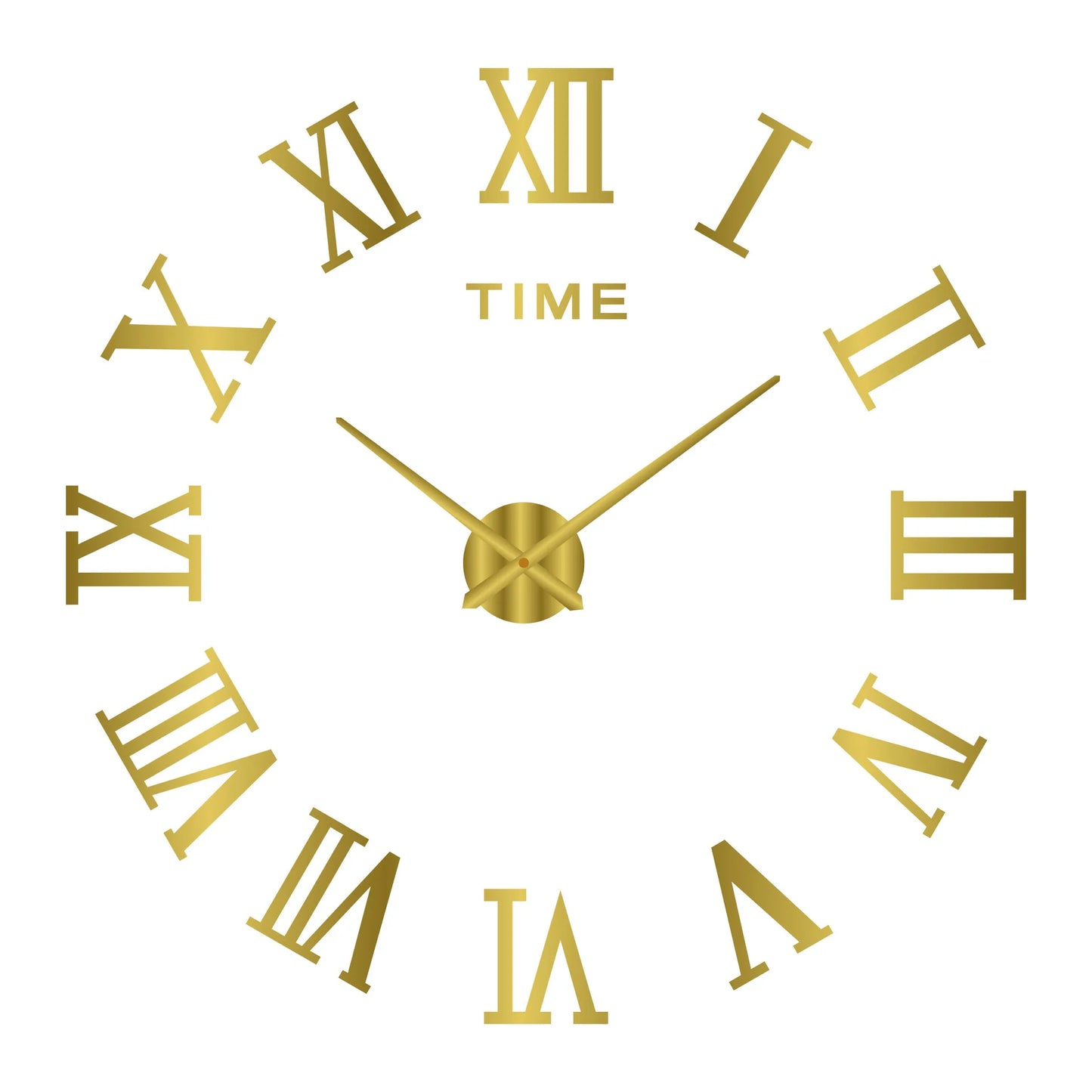 Grande Horloge Murale |Chiffres Adhésifs