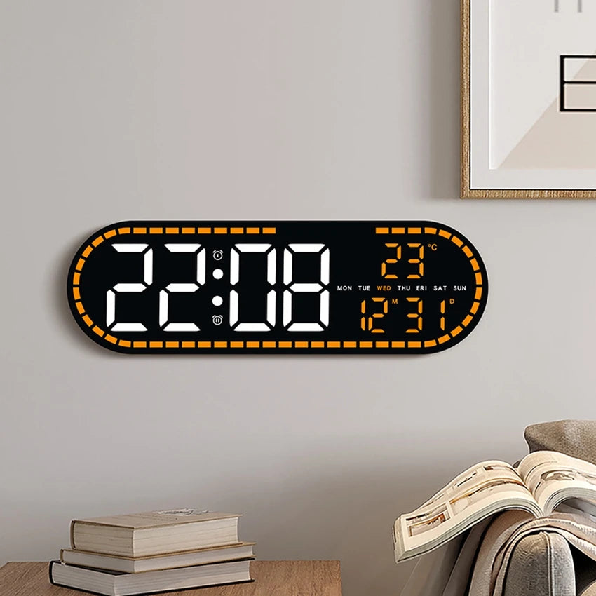 Horloge Numérique LED | Grand Affichage Digital
